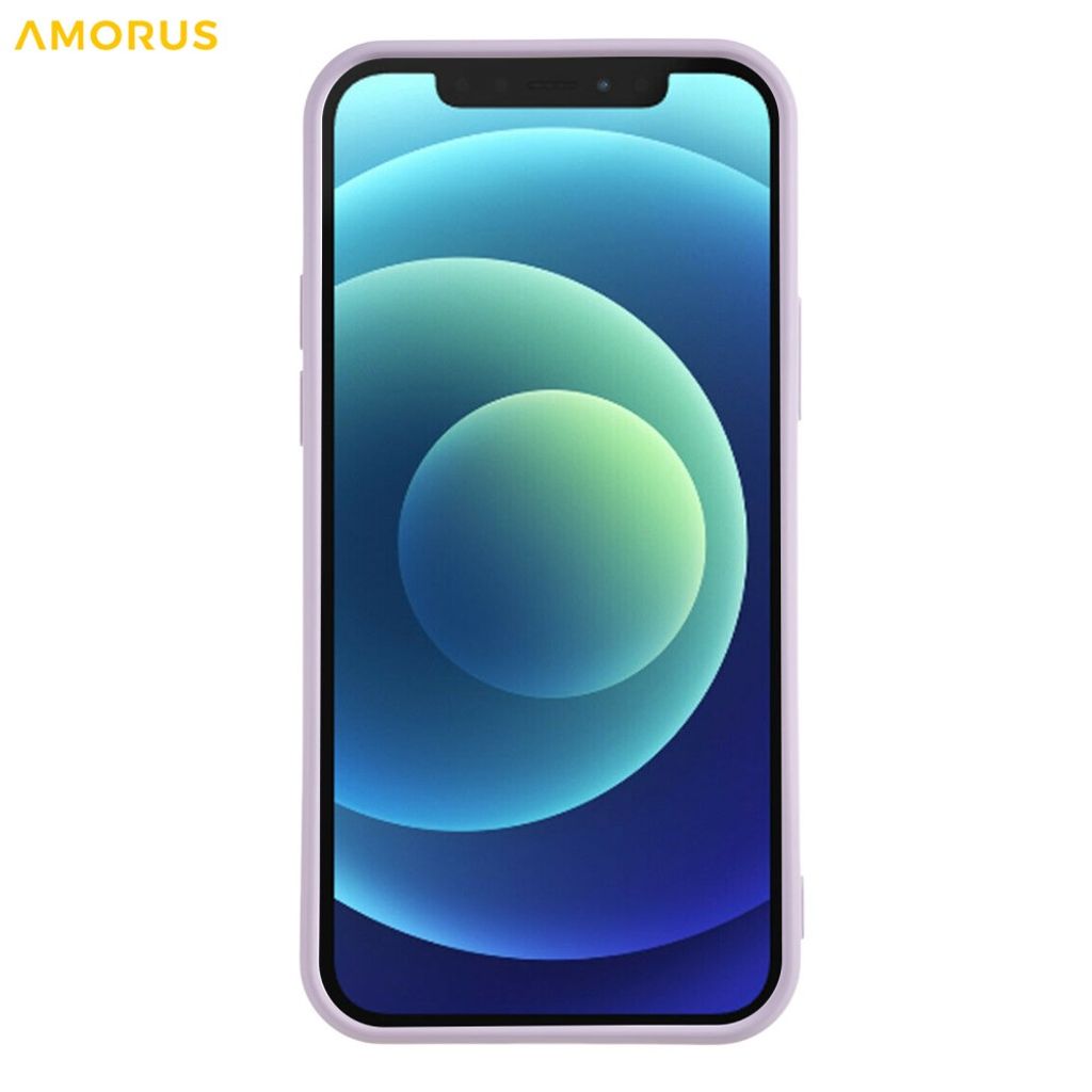 AMORUS iPhone 12 TPU Skal - Lila