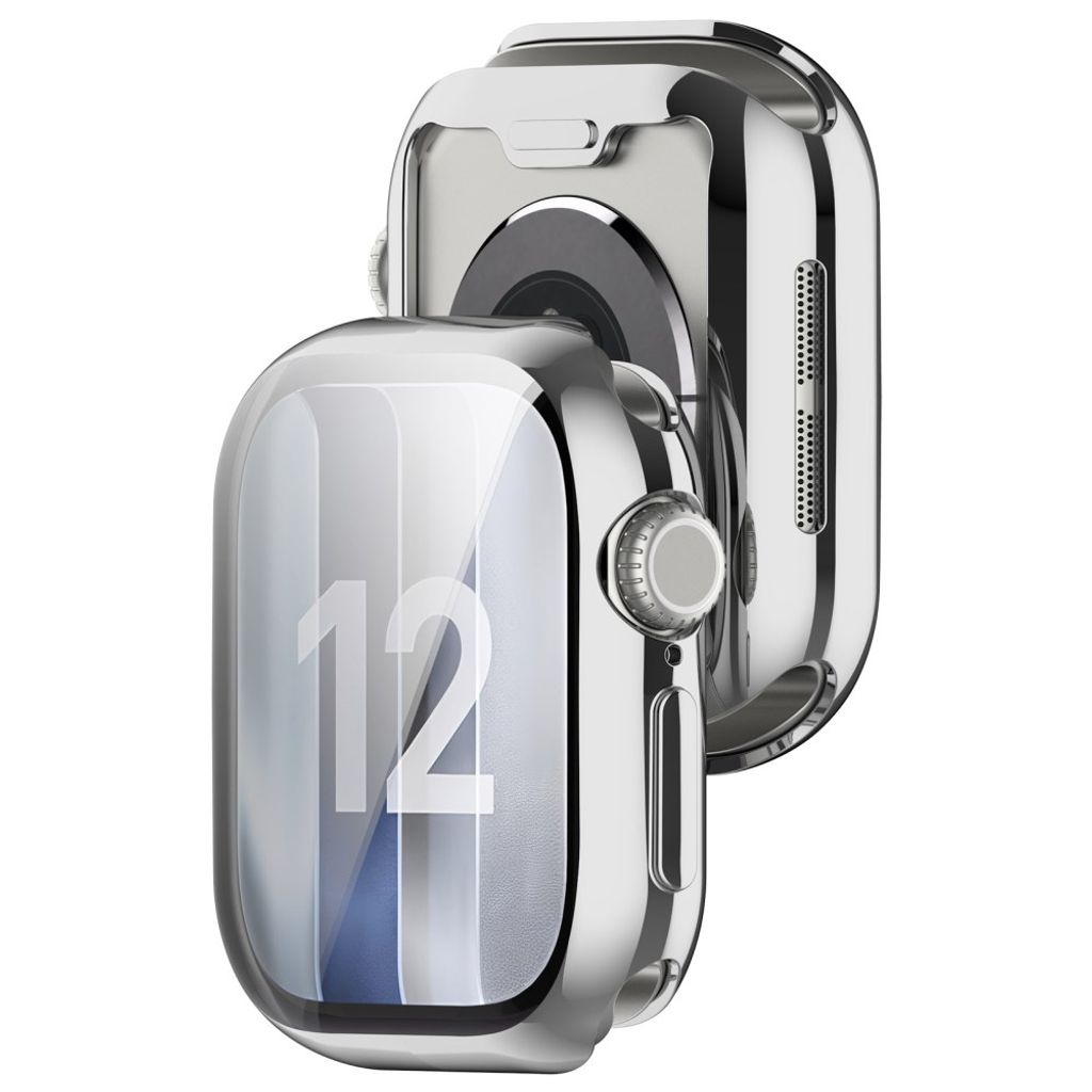 Apple Watch 12 42mm Heldekkende deksel - Sølv