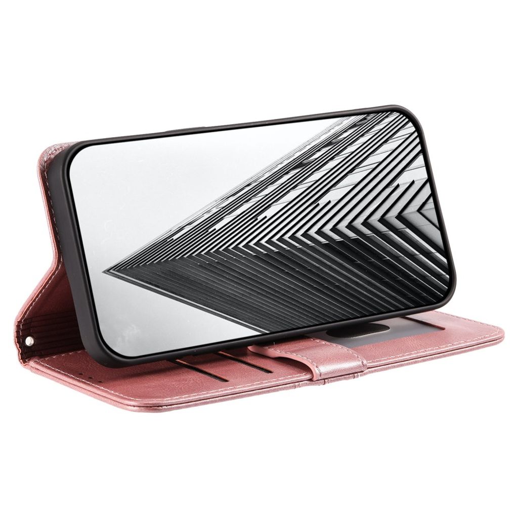 iPhone 12 Pro Max Etui med Kortplads - Rose guld