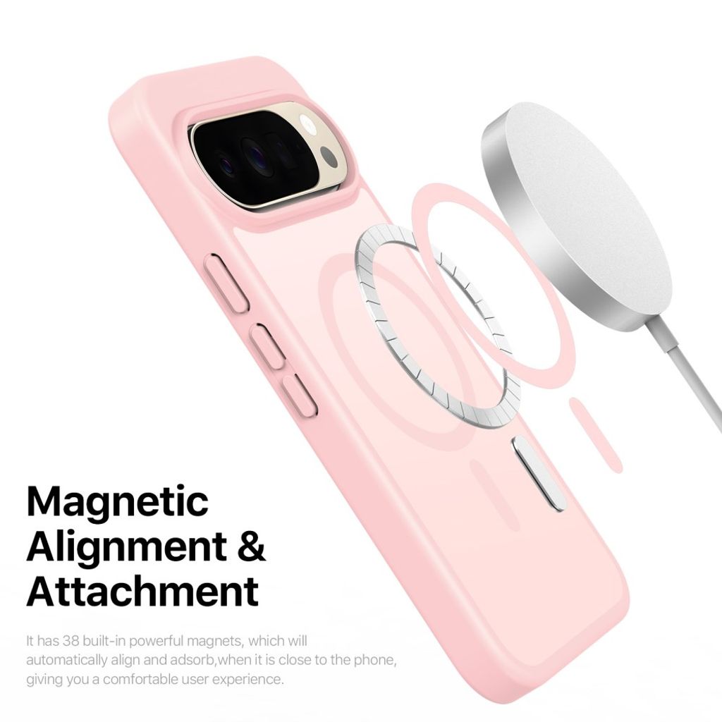 DUX DUCIS Google Pixel 11 Pro XL / 10 / 9 Pro XL MagSafe Skal - Ljusrosa