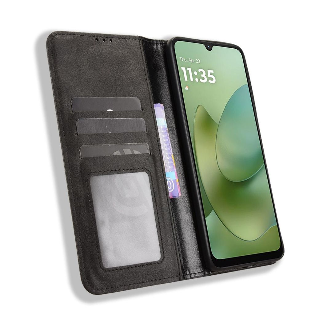 Motorola Moto G06 Power 4G / Moto G06 4G Wallet Cover – Black