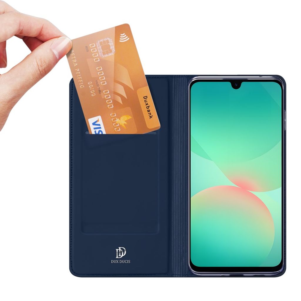 Dux Ducis Samsung Galaxy A27 5G Kotelo Kortinpidike/Jalusta - Sininen