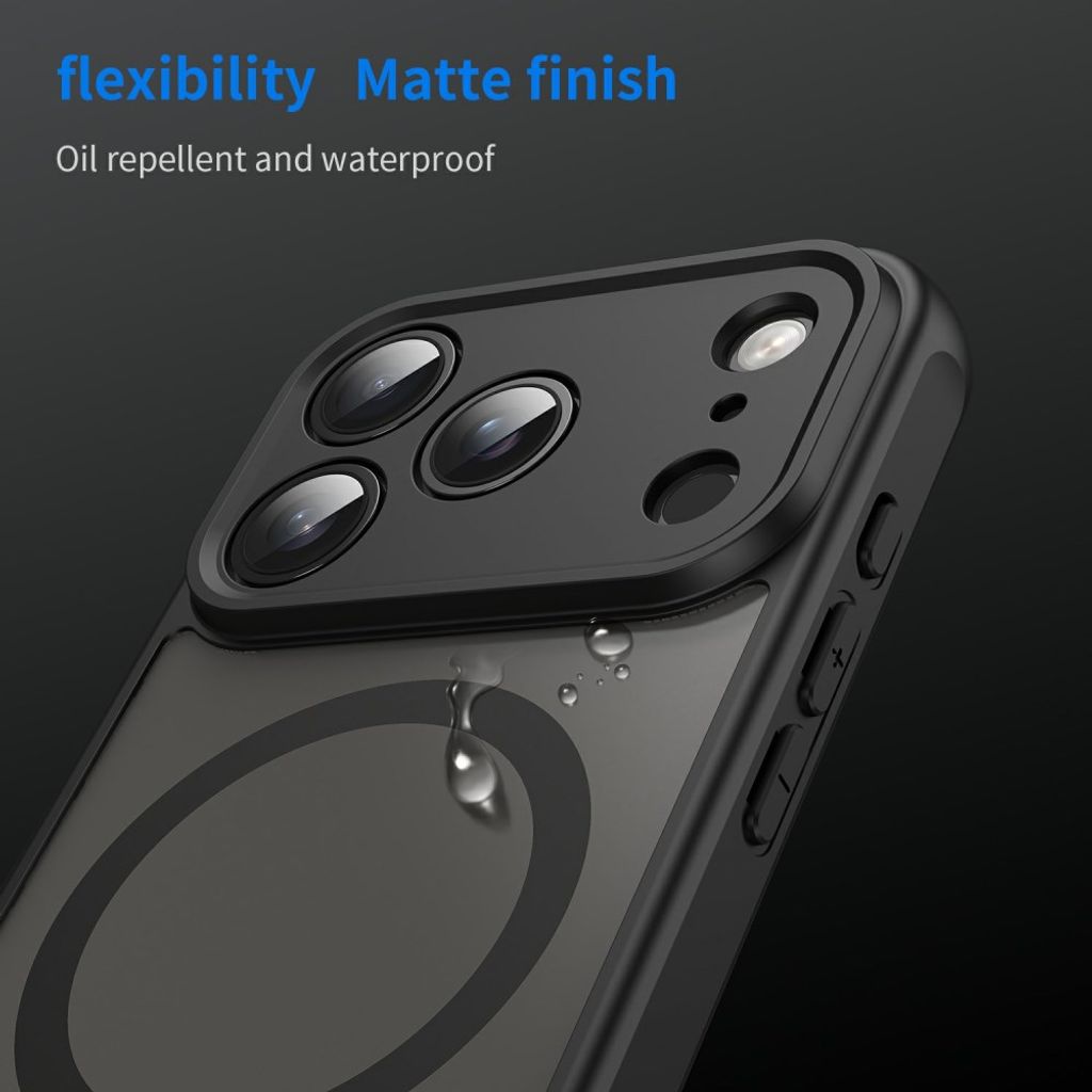 iPhone 18 Pro Max / 17 Pro Max MagSafe Deksel - Svart