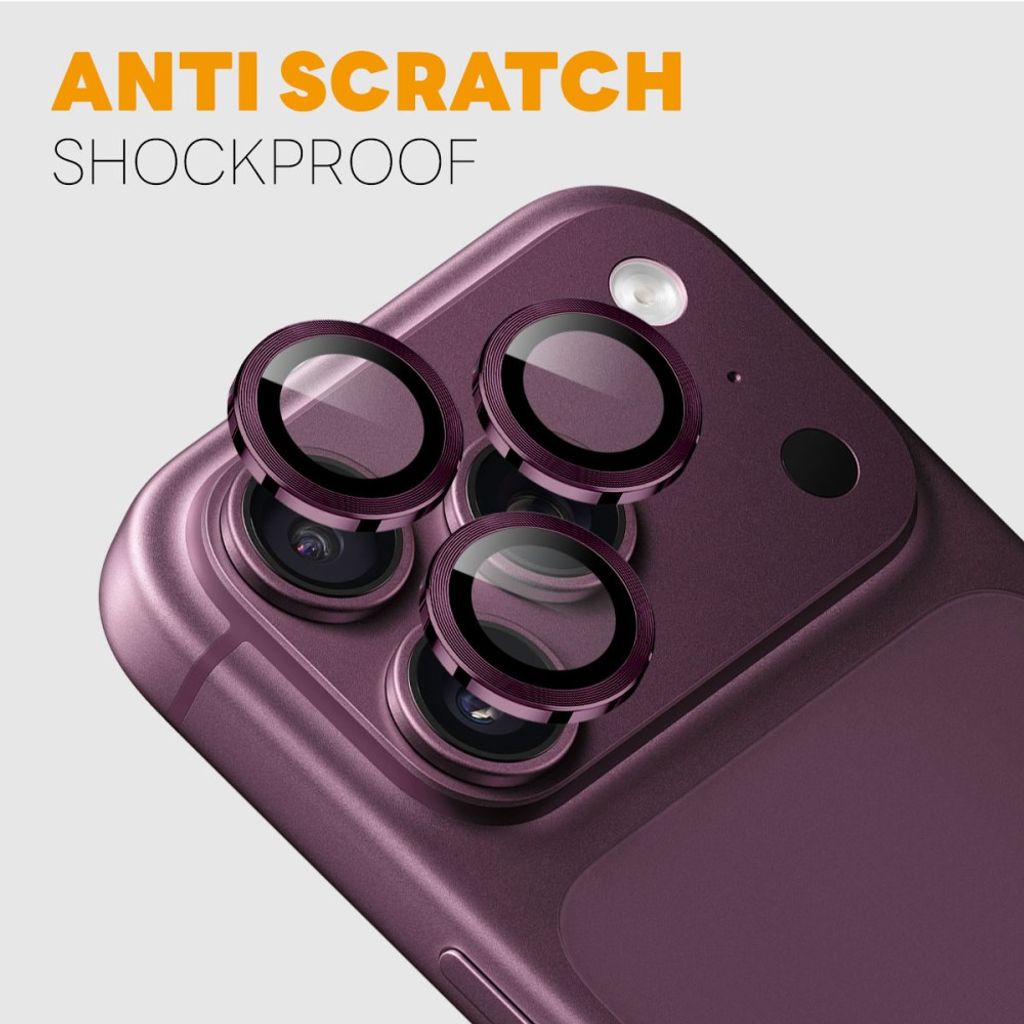 NORTHJO iPhone 18 Pro/18 Pro Max -suojakalvo karkaistusta lasista - violetti