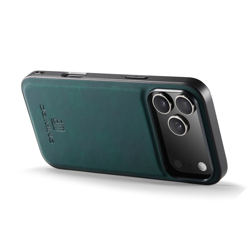 DG.MING iPhone 18 Pro/17 Pro Deksel med PU-lær - Grønn