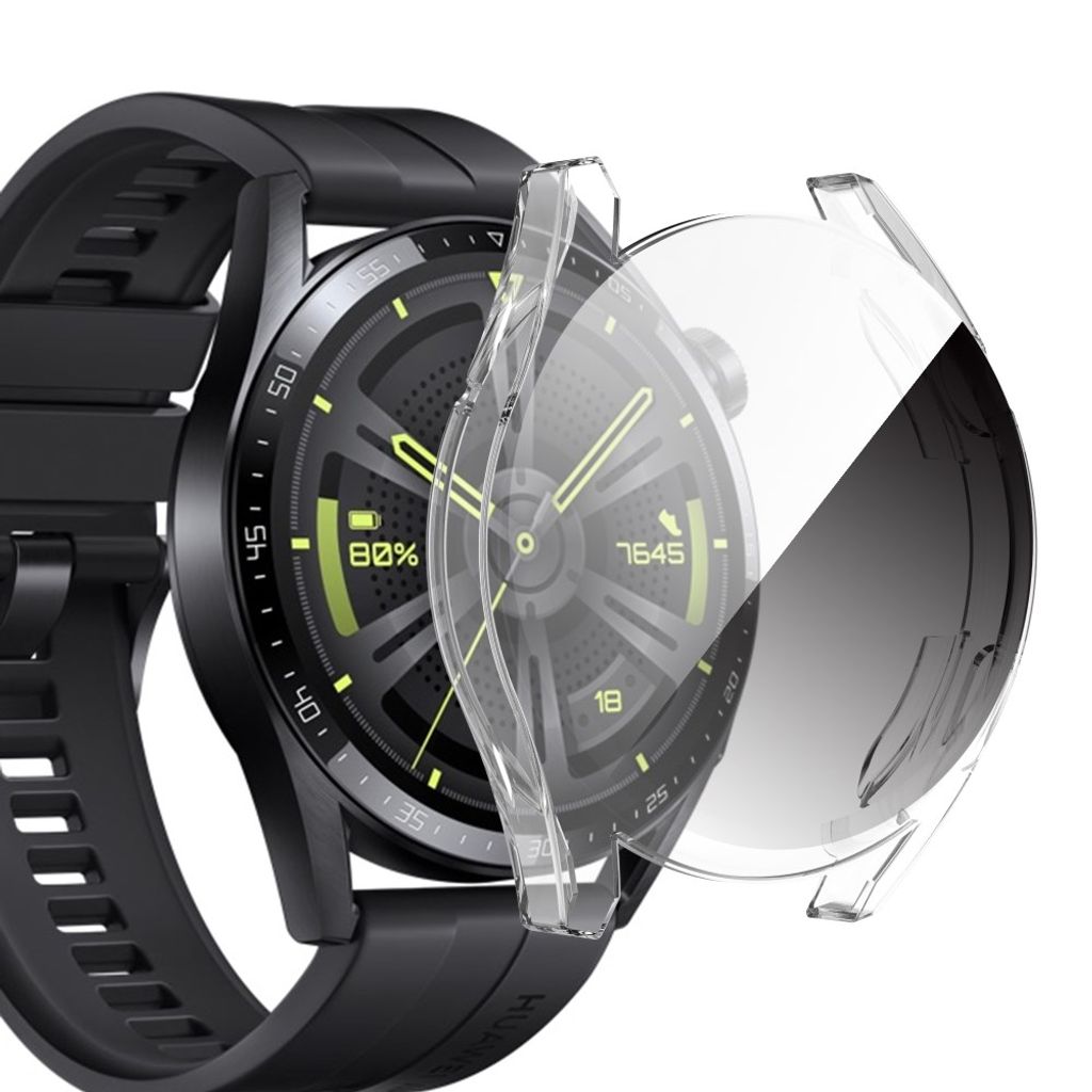 Huawei Watch GT 3 42 mm TPU-suojakuori - läpinäkyvä valkoinen