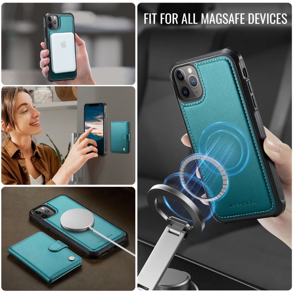 JEEHOOD iPhone 11 Pro Cover med MagSafe - Grøn