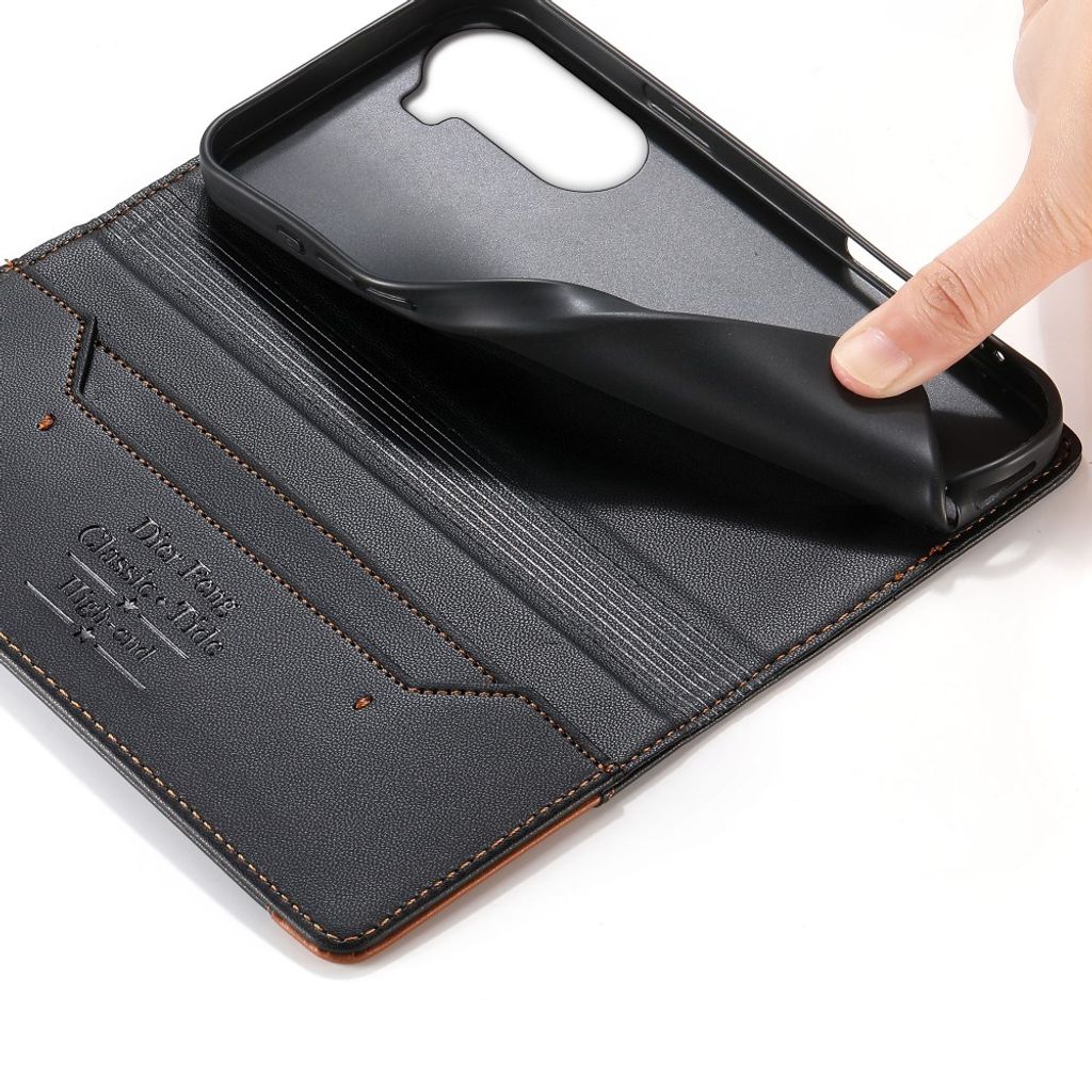 DIERFENG Xiaomi Poco C85x 5G/Redmi A7 Pro Plånboksfodral RFID Blocking - Svart