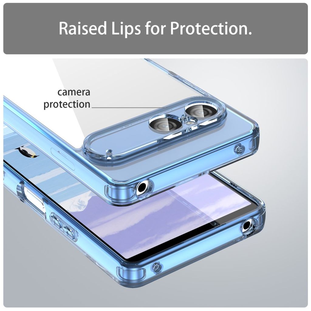 Sony Xperia 10 VII Kuori, Akryyli - sininen