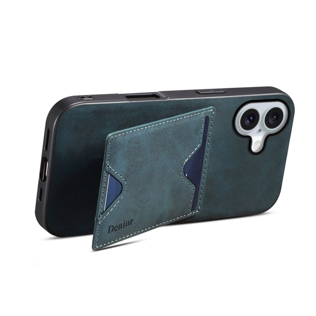 DENIOR iPhone 17 Case with Stand - Blue