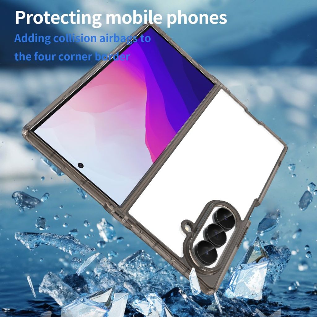 Samsung Galaxy Z Fold8 Ultra Cover med akrylbagside - Sort