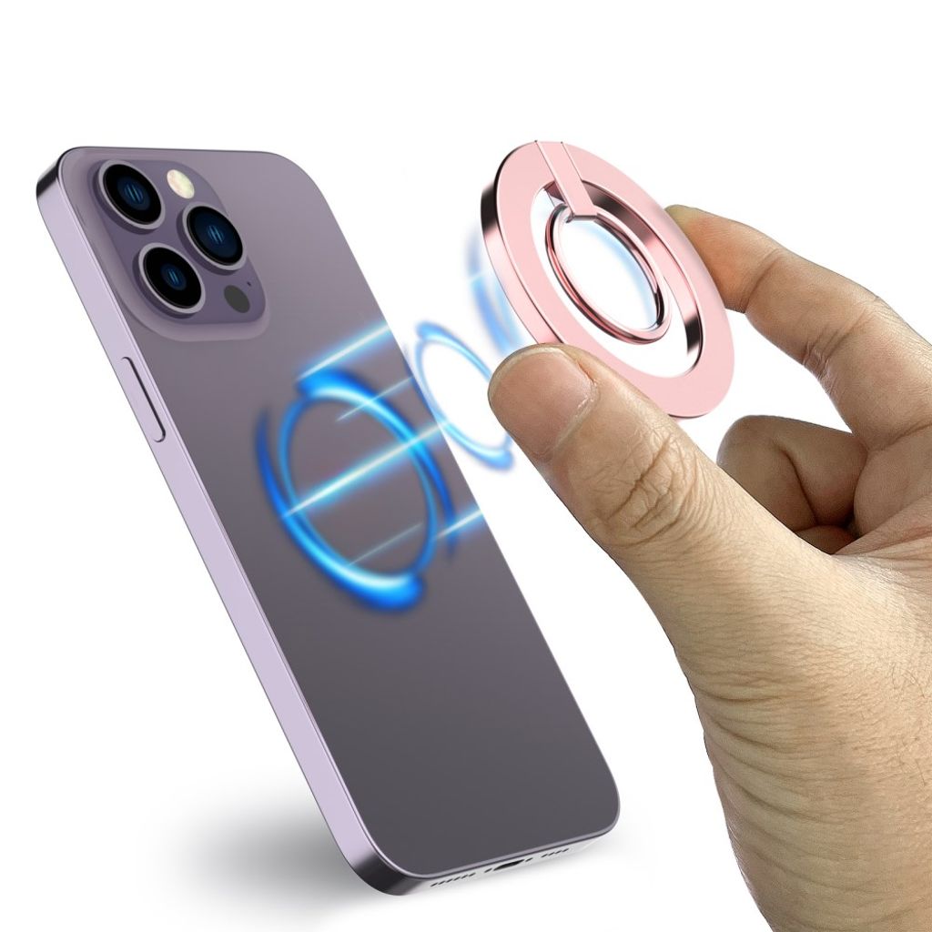 A675 magnetic phone ring holder – pink