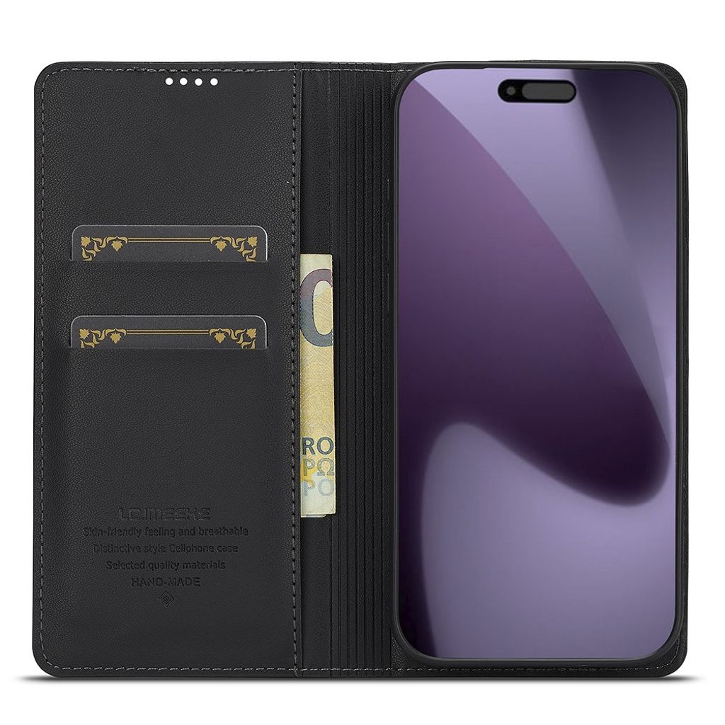 LC.IMEEKE iPhone 17 Pro Max Pungetui - Sort