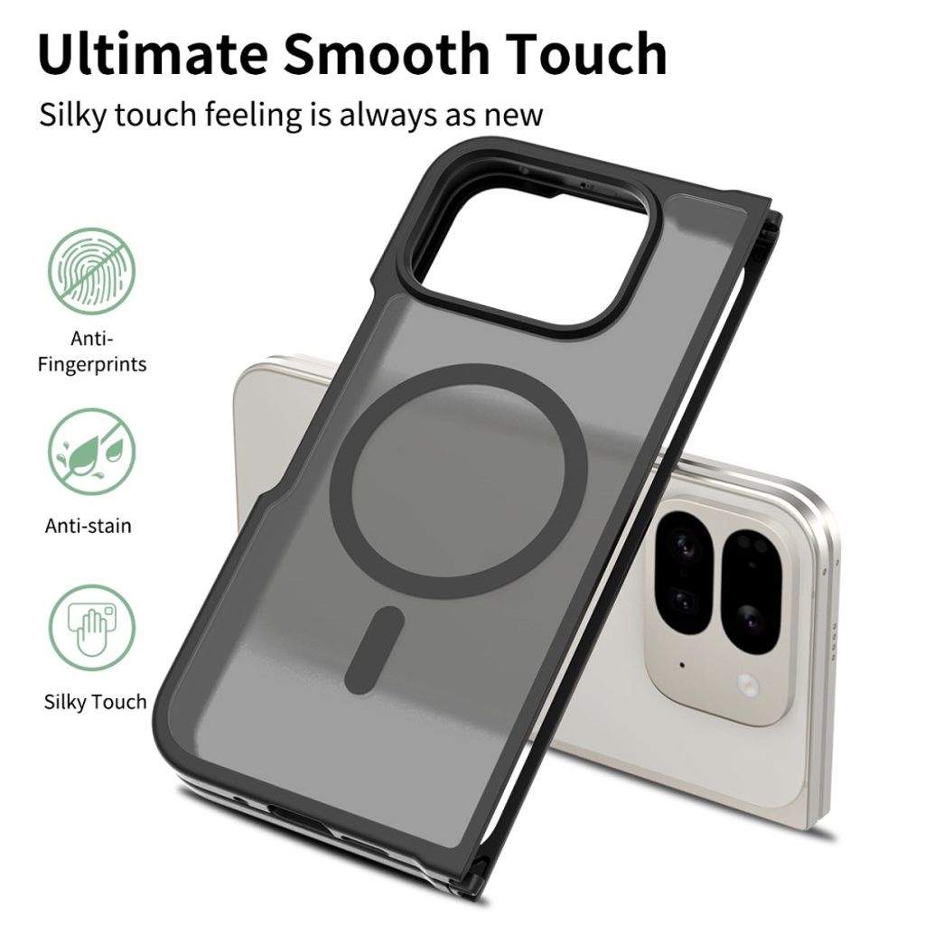 Google Pixel 10 Pro Fold Cover med MagSafe - Sort