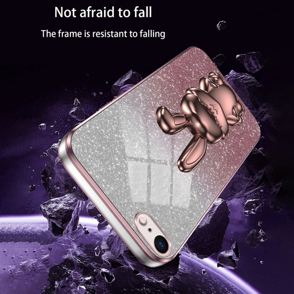 iPhone 6/7/8/SE 2020/2022 Skal med Stativ - Rosa