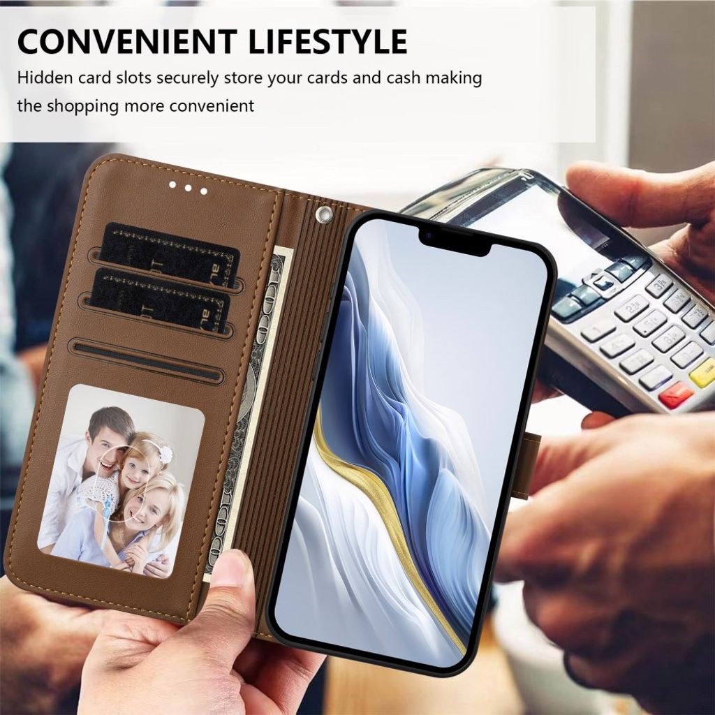 Xiaomi 17T Pro Lompakkokotelo - Ruskea