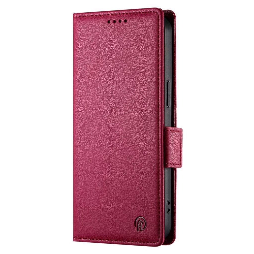 Xiaomi 17T Pro Plånboksfodral i PU-läder - Vinröd