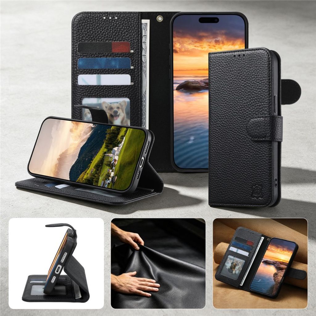 Xiaomi 17T Pro Lompakkokotelo RFID esto - Musta