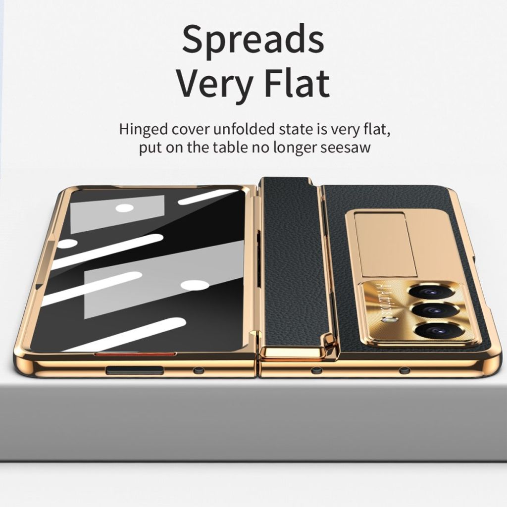 Samsung Galaxy Z Fold7 5G Skal med skärmskydd - Gul + Svart