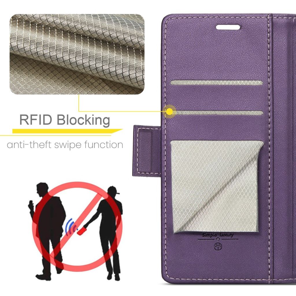 CASEME iPhone 17 Pro Max Etui med Stativ - Lilla