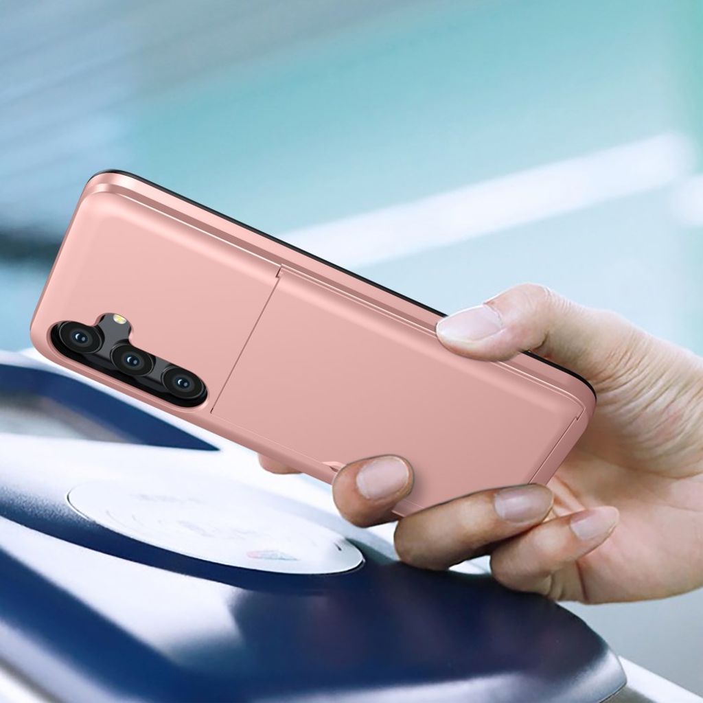 Samsung Galaxy S25 FE Skal med Kortfack - Vit