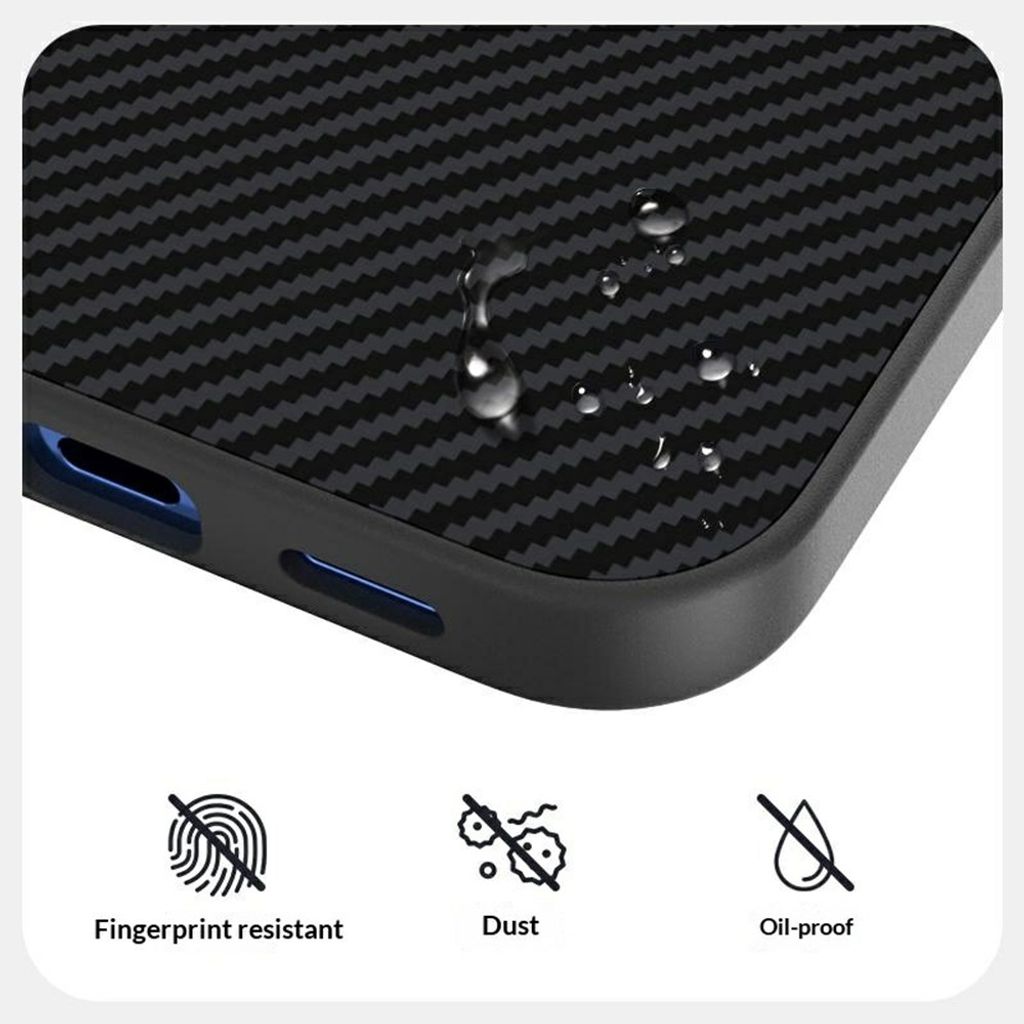 ABEEL Google Pixel 11 Pro MagSafe deksel i karbonfibertekstur - Svart
