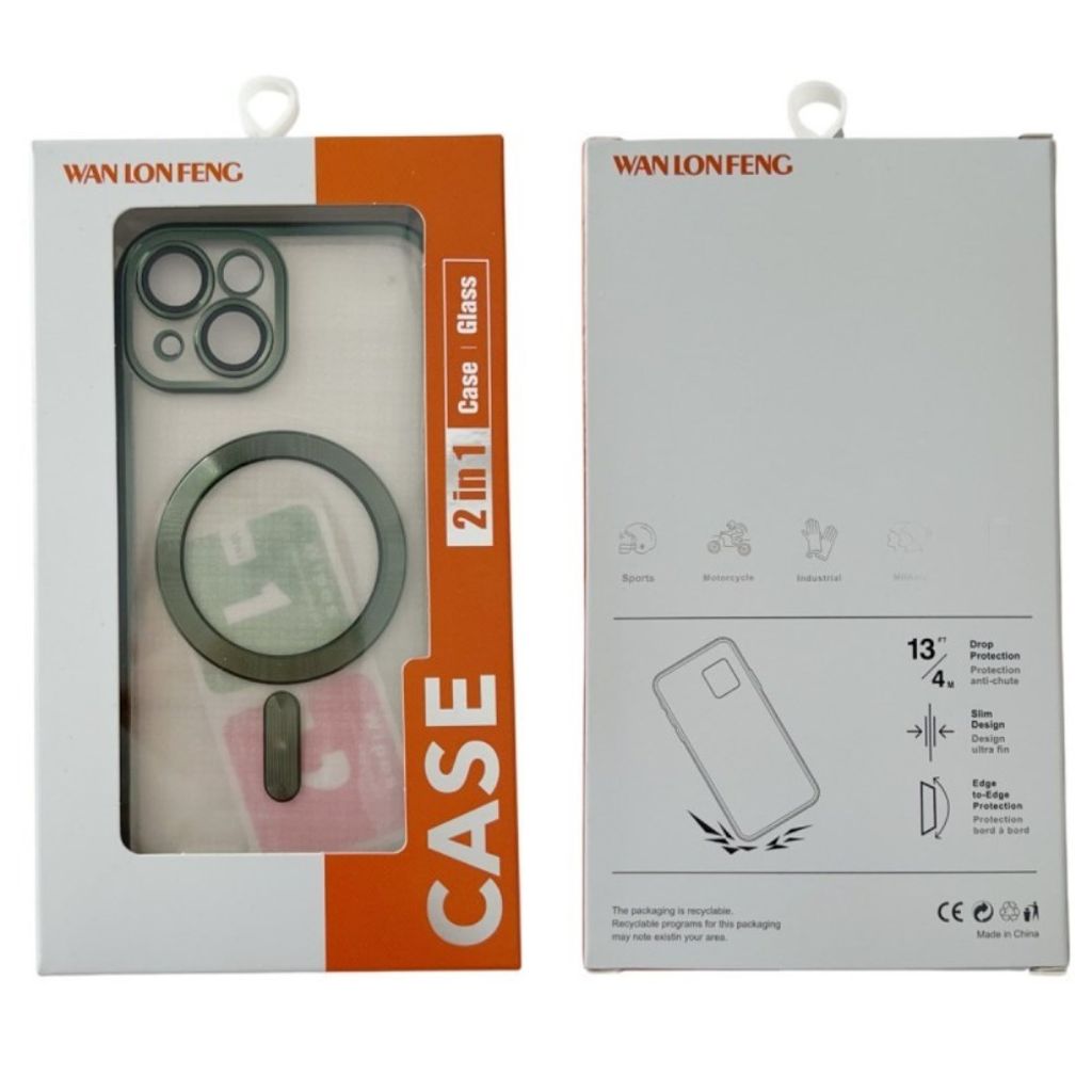 iPhone 11 MagSafe-yhteensopiva Kuori + Näytönsuoja – Sininen