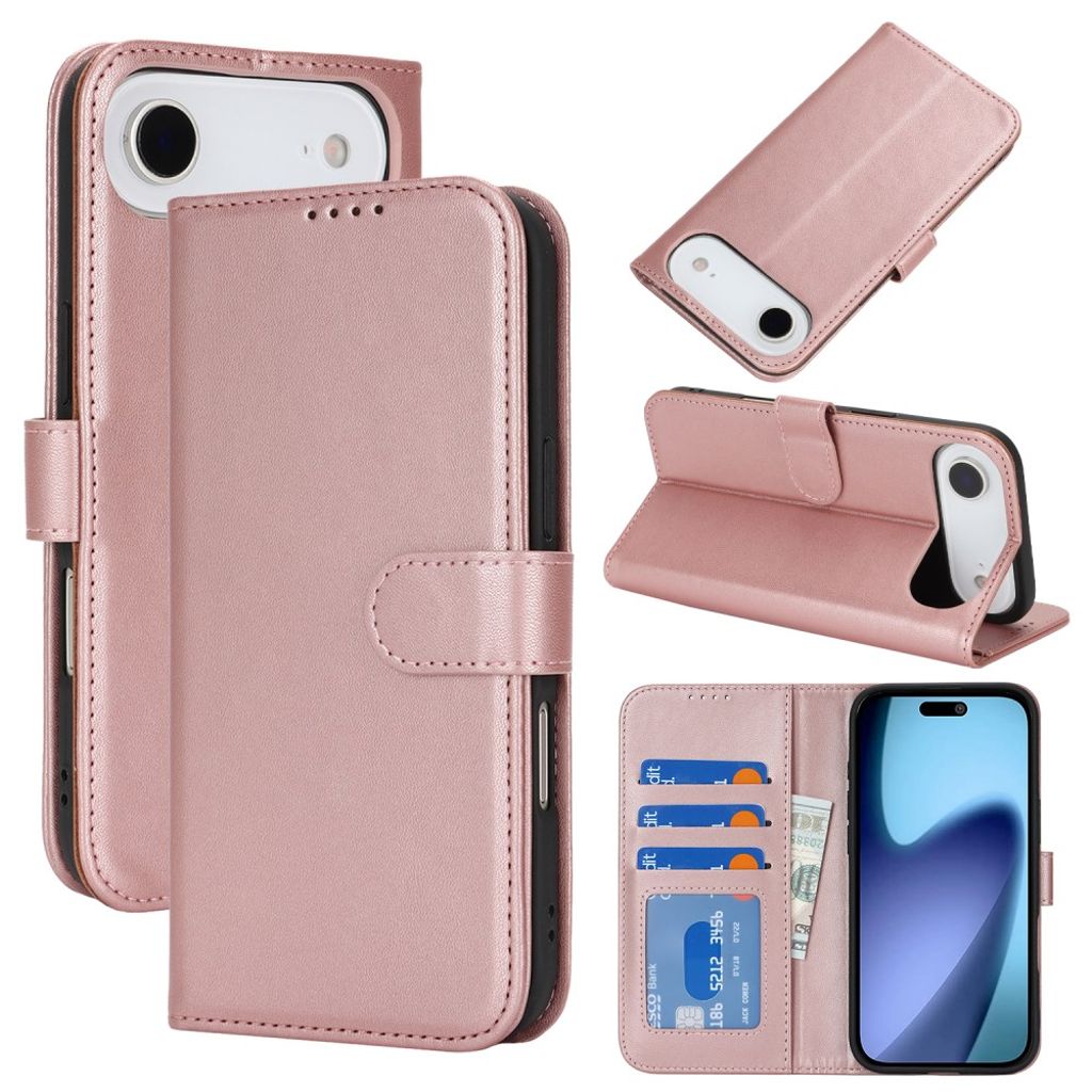 iPhone Air Kotelo jalustalla - Ruusu kultaa