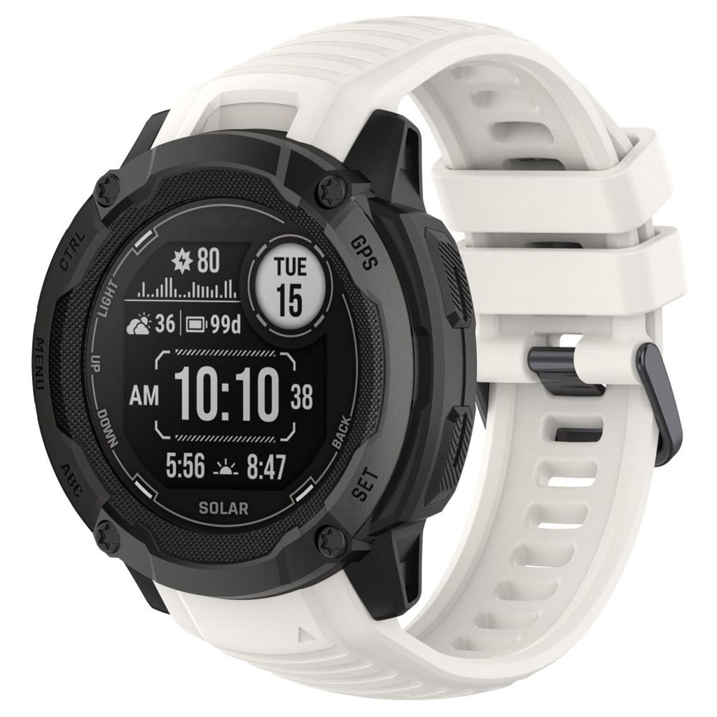 Garmin Instinct 2X Watch Strap in Silicone - White