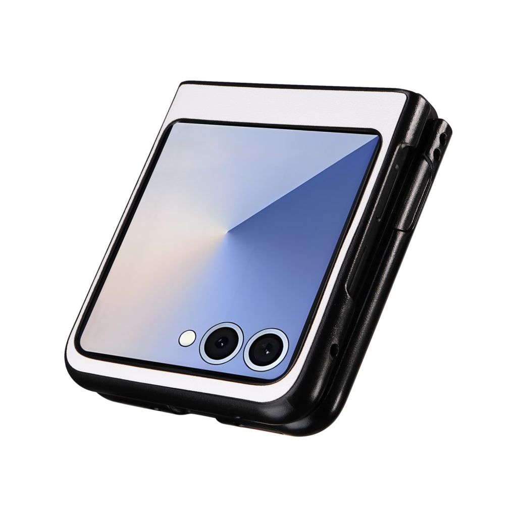 Samsung Galaxy Z Flip7 5G cover i PU-læder - Hvid