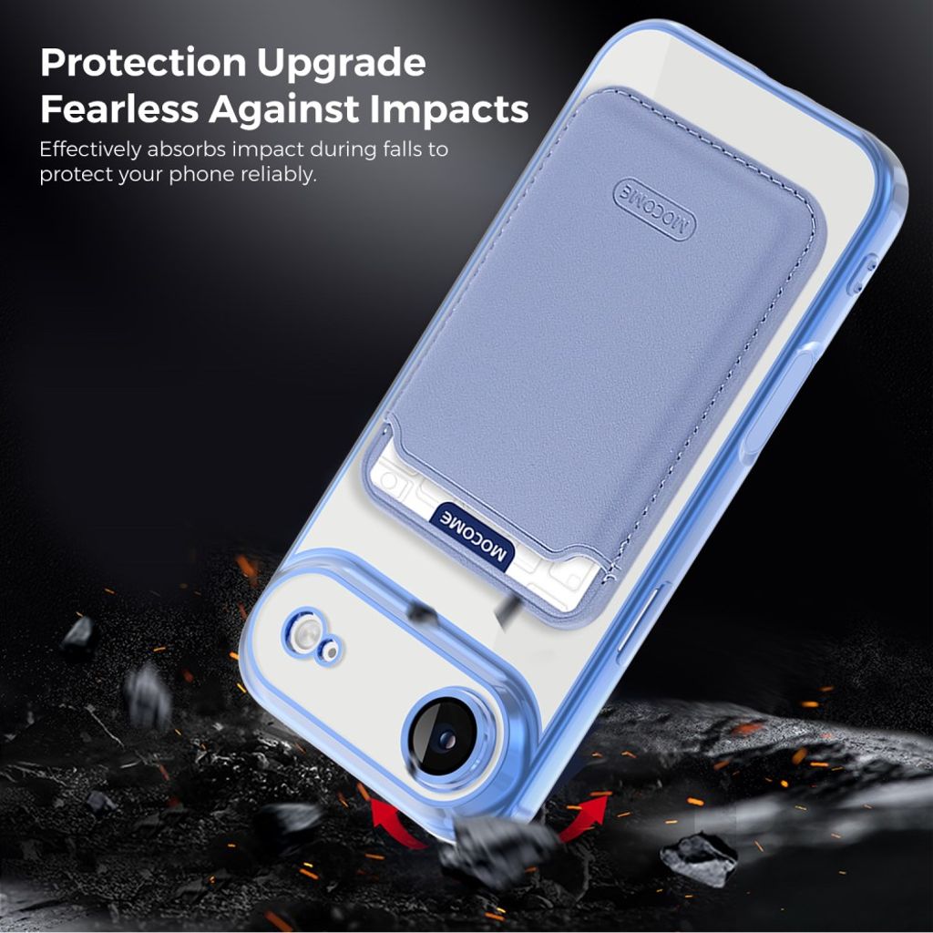 iPhone Air MagSafe lompakkokuori irrotettavalla kortin haltijalla - Sininen