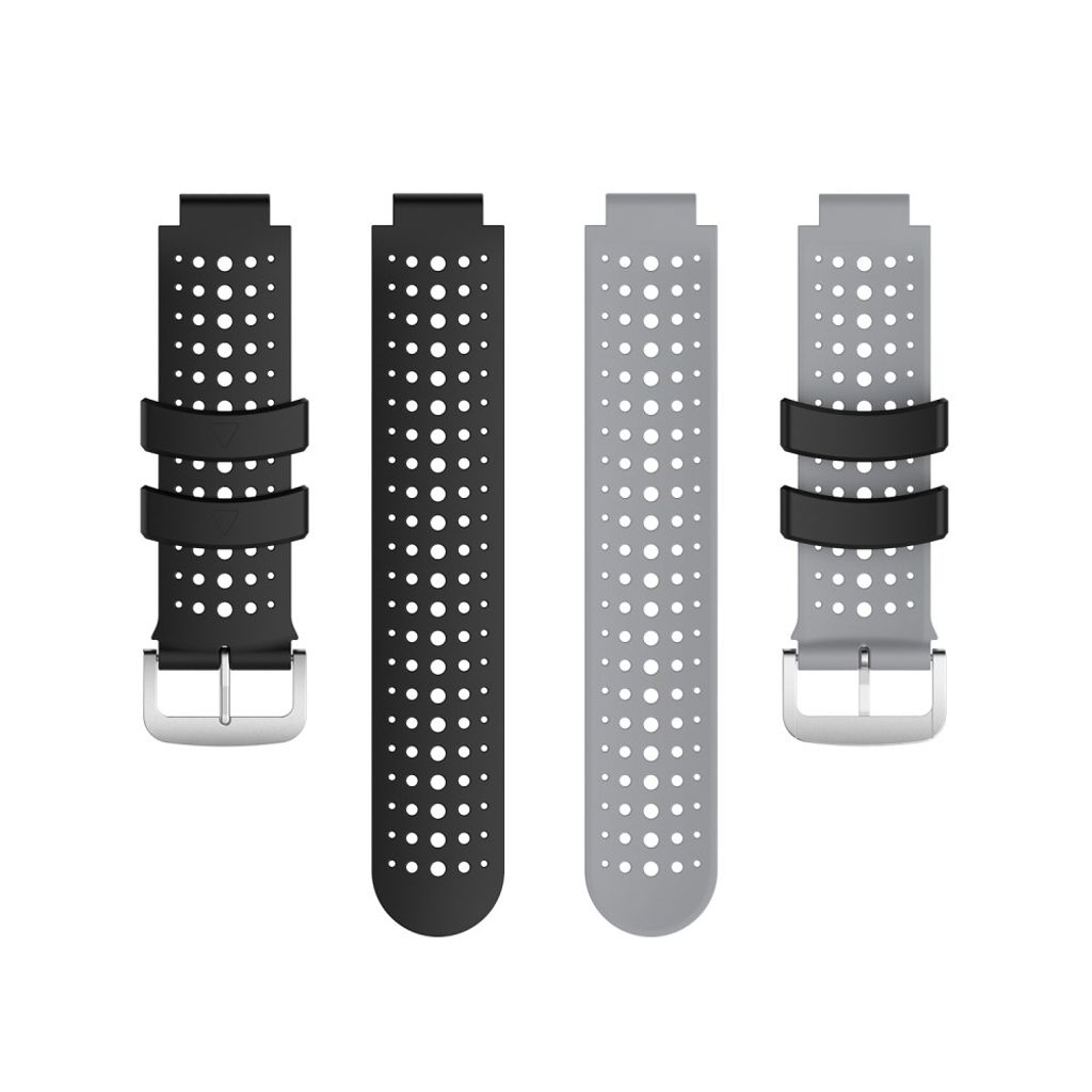Garmin Forerunner 735XT/620/630/220/230/238 Tofarget Klokkereim - Svart/Grå
