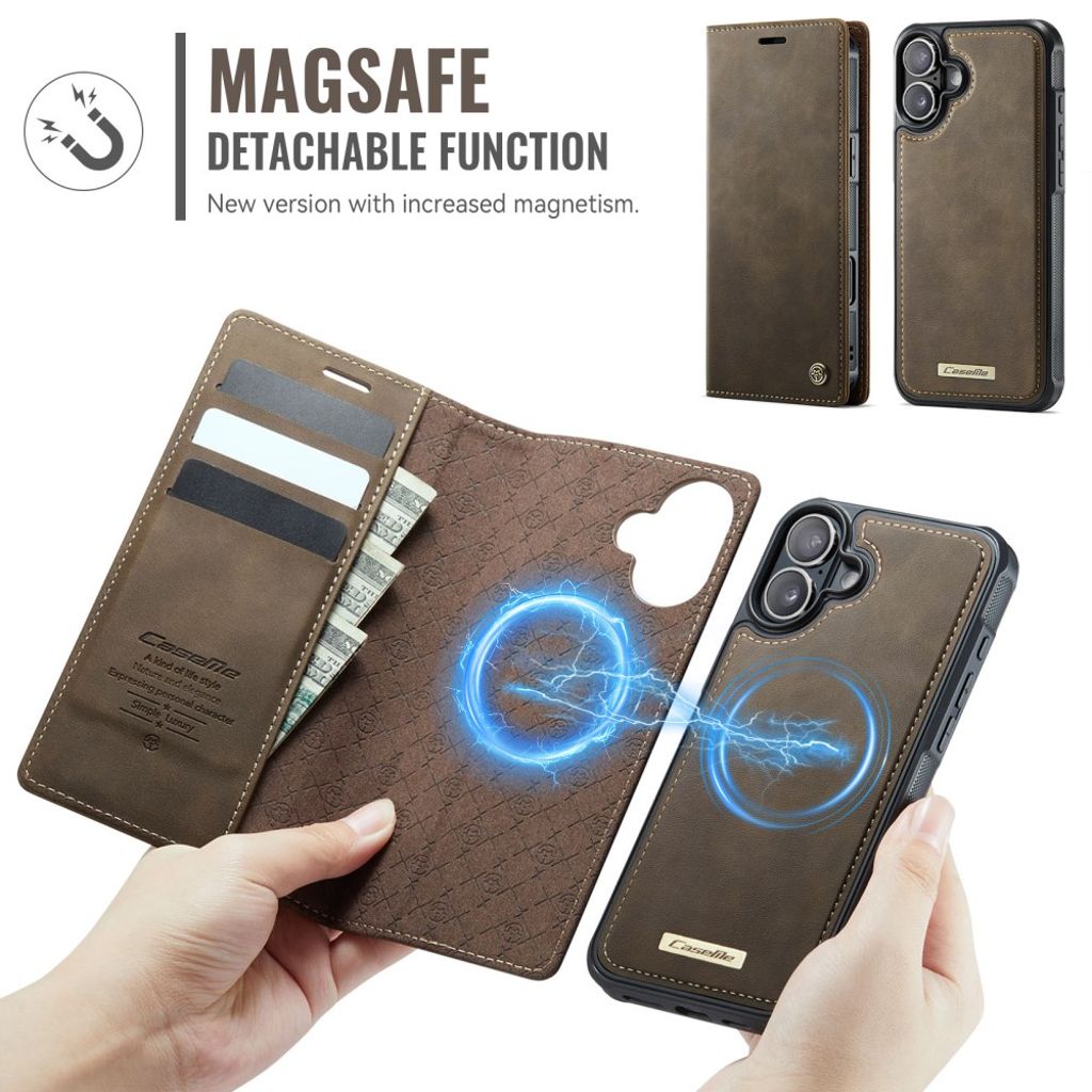 CASEME iPhone 17 Fodral med MagSafe - Brun