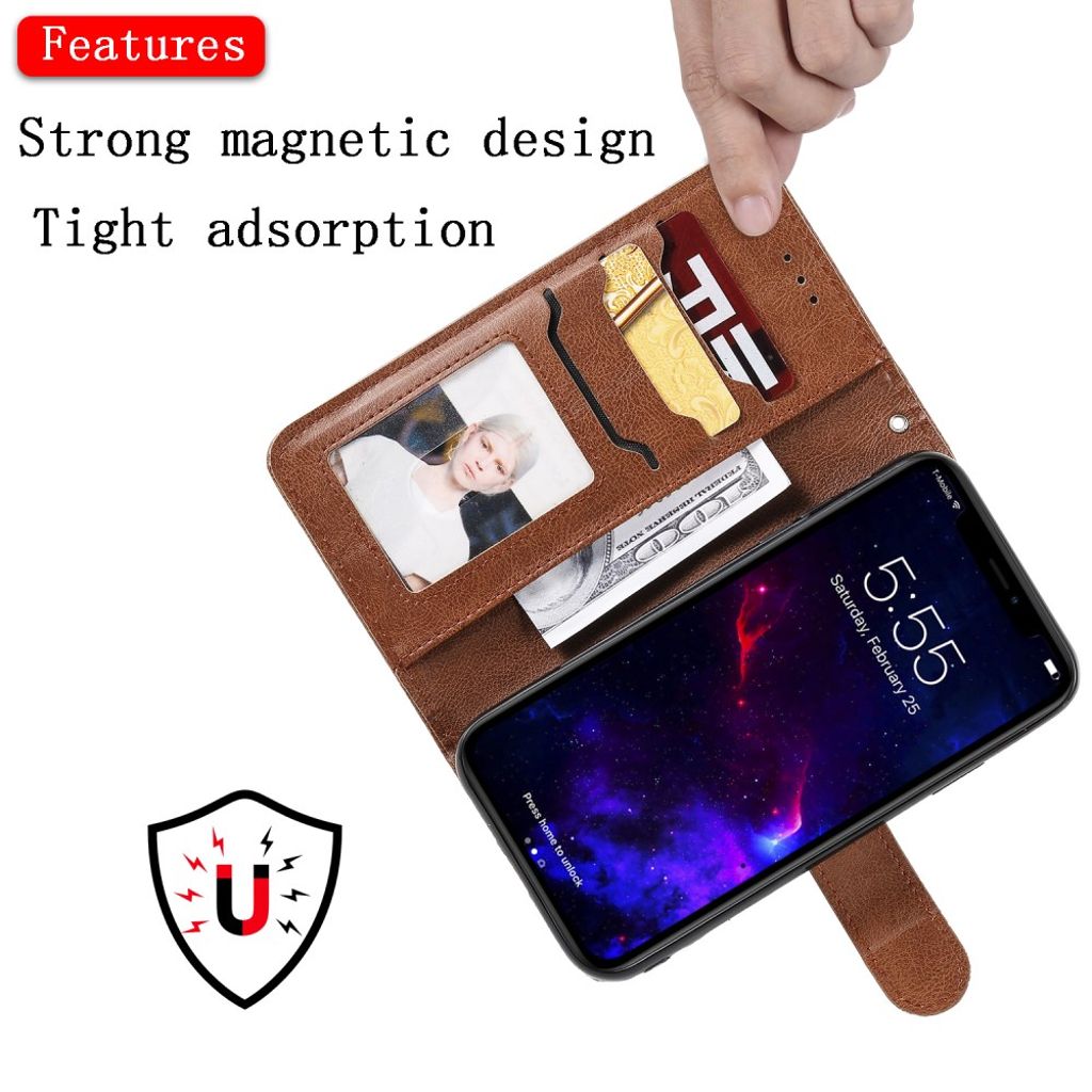 iPhone 11 Kotelo Kantohihna - Ruskea