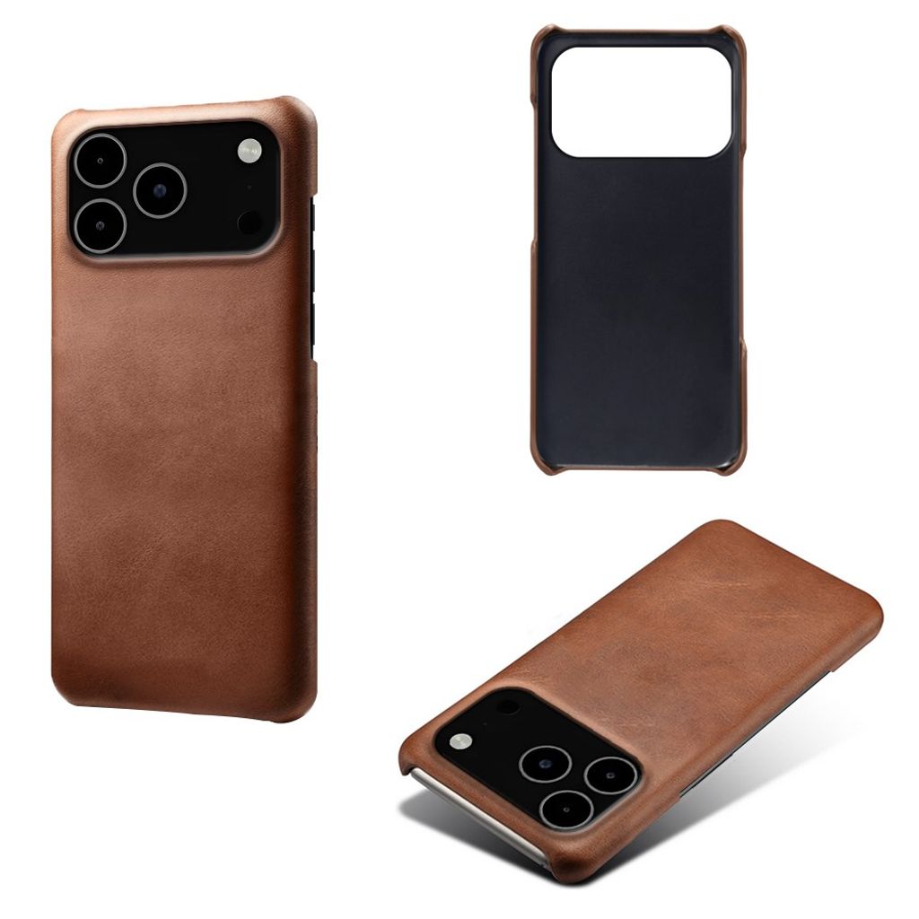 iPhone 18 Pro Max/17 Pro Max Skal i PU-läder - Brun