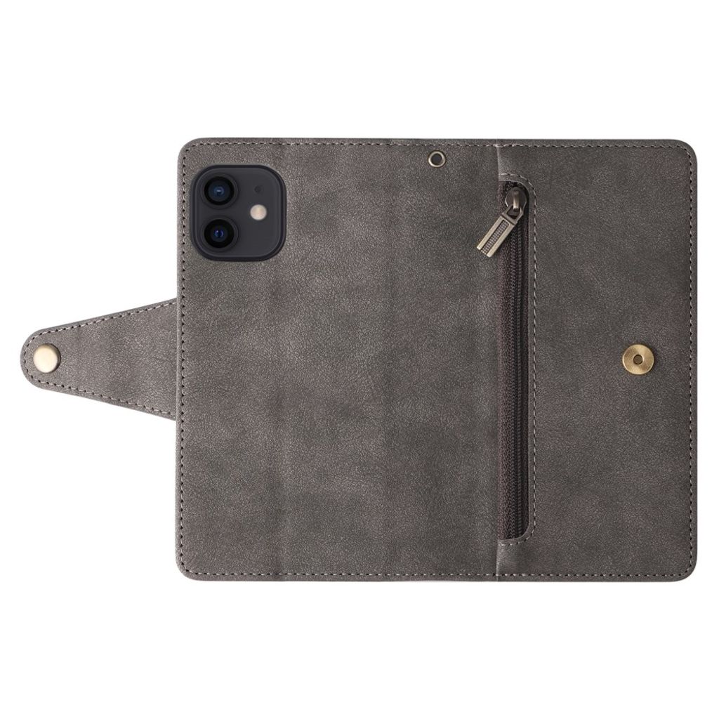 iPhone 12 Mini Cover with Stand - Grey