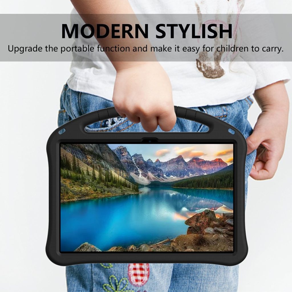 Samsung Galaxy Tab S10 FE Plus Case with Handle stand - Black