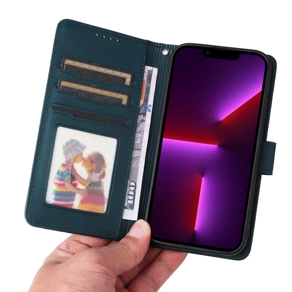 BETOPNICE iPhone 13 Pro Max Irrotettava PU-nahka Lompakkokotelo – Sininen