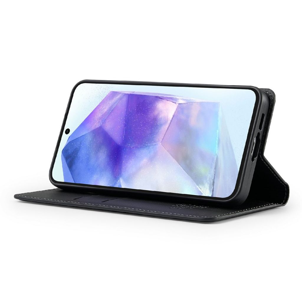 LC.IMEEKE Samsung Galaxy S25 FE Plånboksfodral - Svart