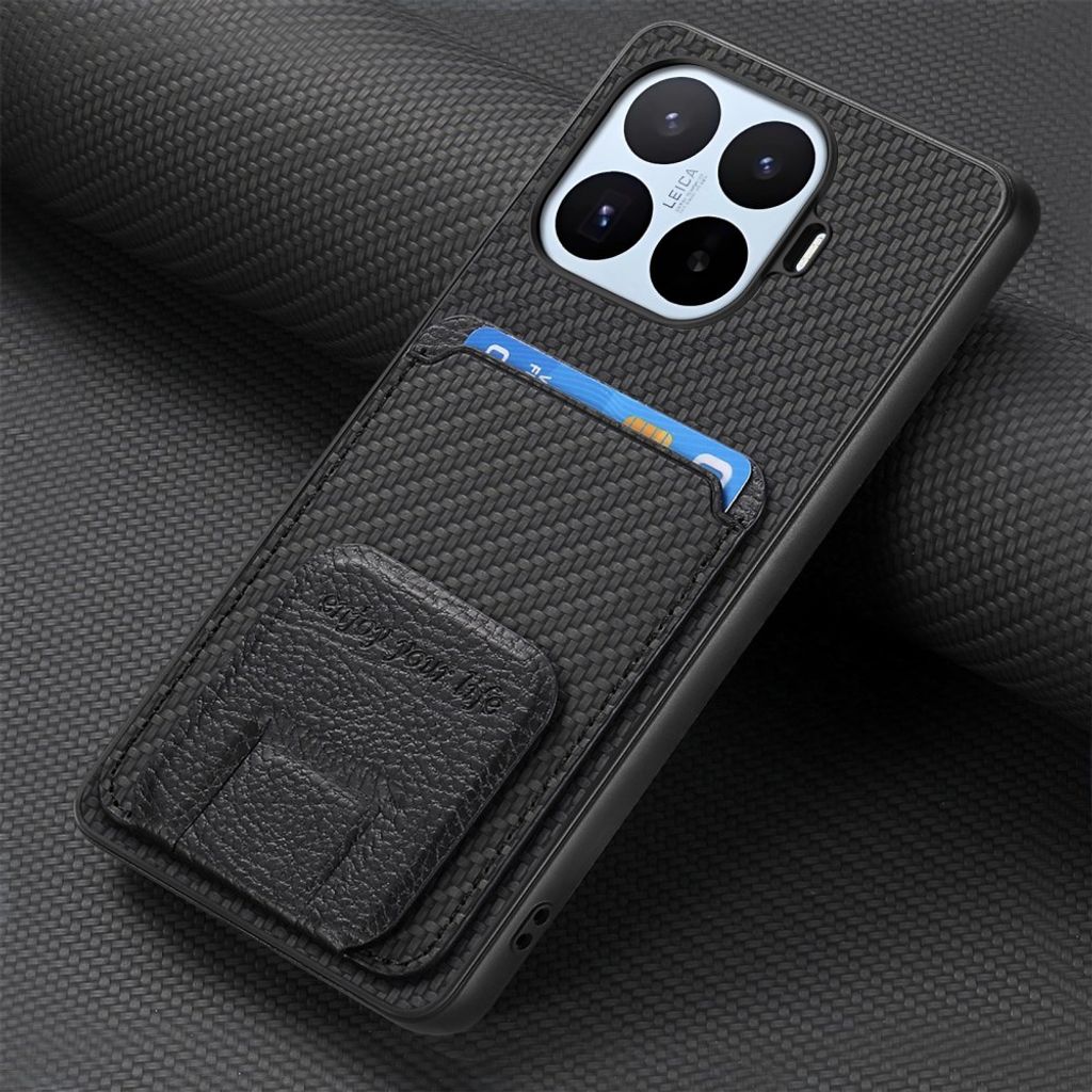 Xiaomi 17T Pro Kuori korttitaskulla - Musta
