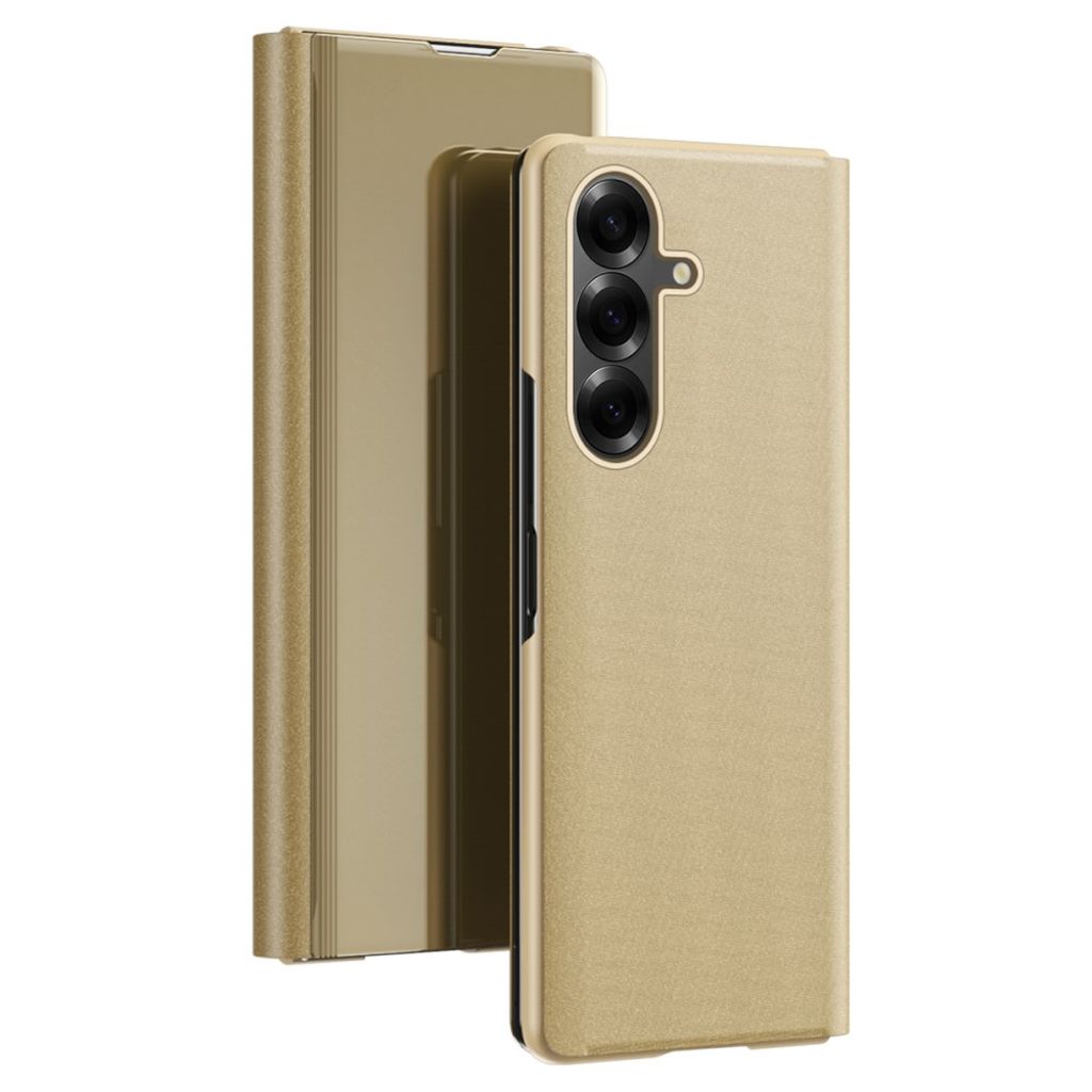 Samsung Galaxy Z Fold7 5G Fodral med genomskinlig vy - Gul