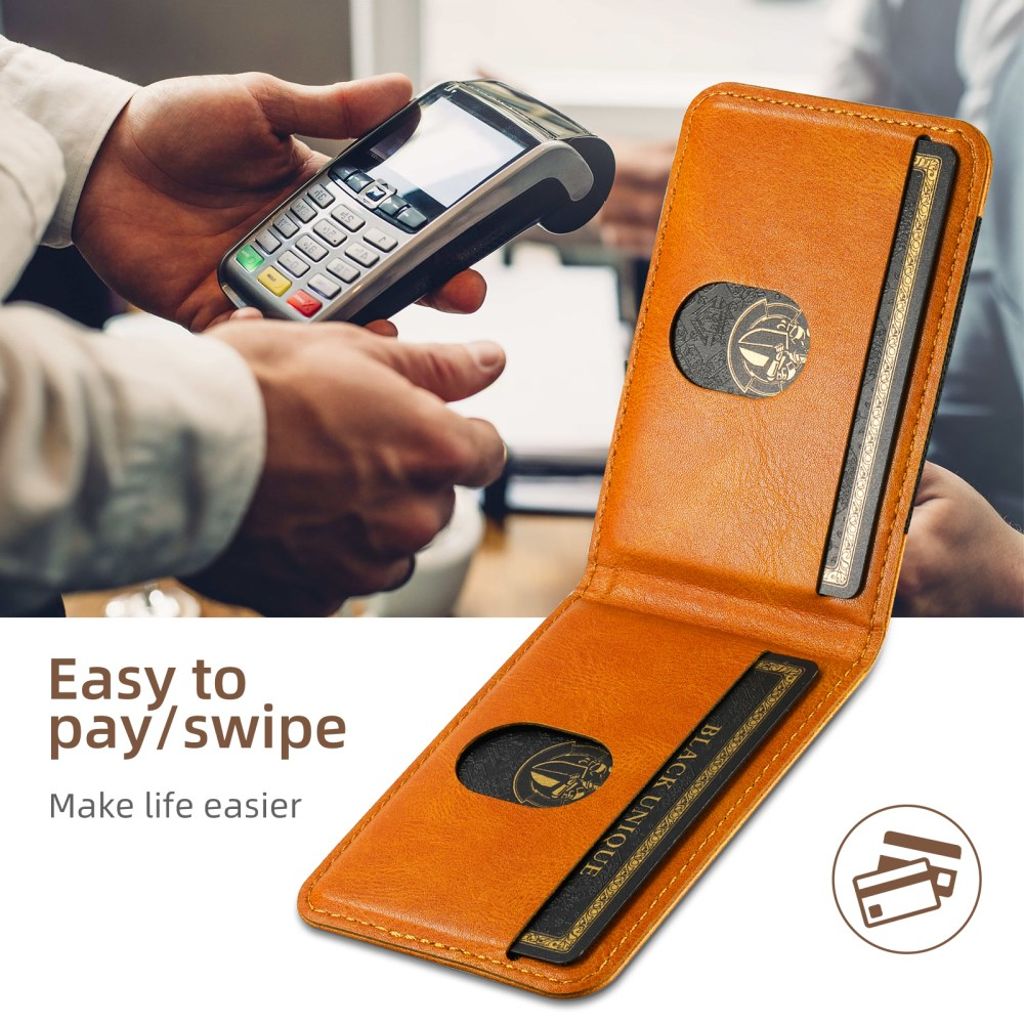 SUTENI H17 iPhone 13 Pro Max Lompakkokuori MagSafe-yhteensopiva – Khaki