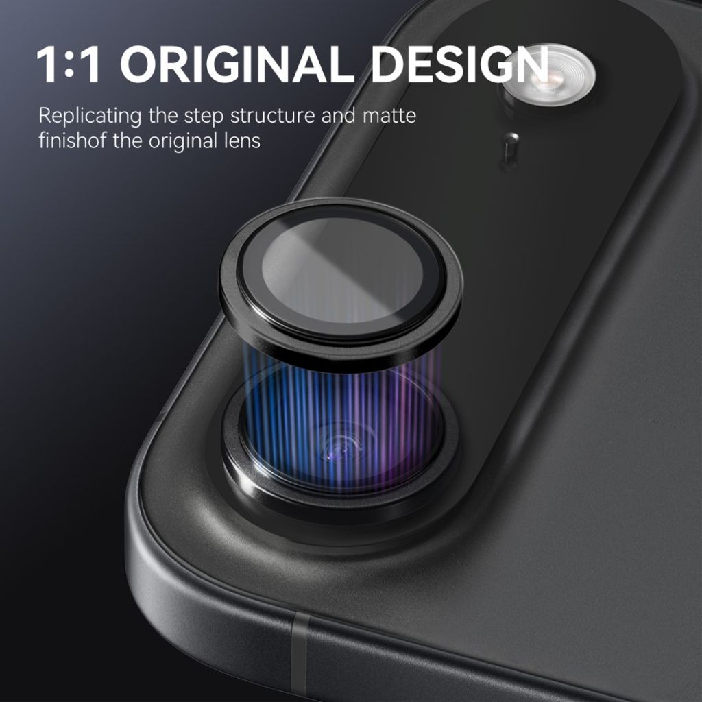 NORTHJO iPhone 17 Air Lens protector 9H - Black