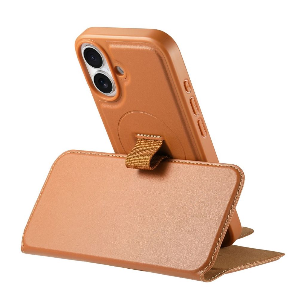 CASENEO iPhone 16 Cover with Stand - Brown