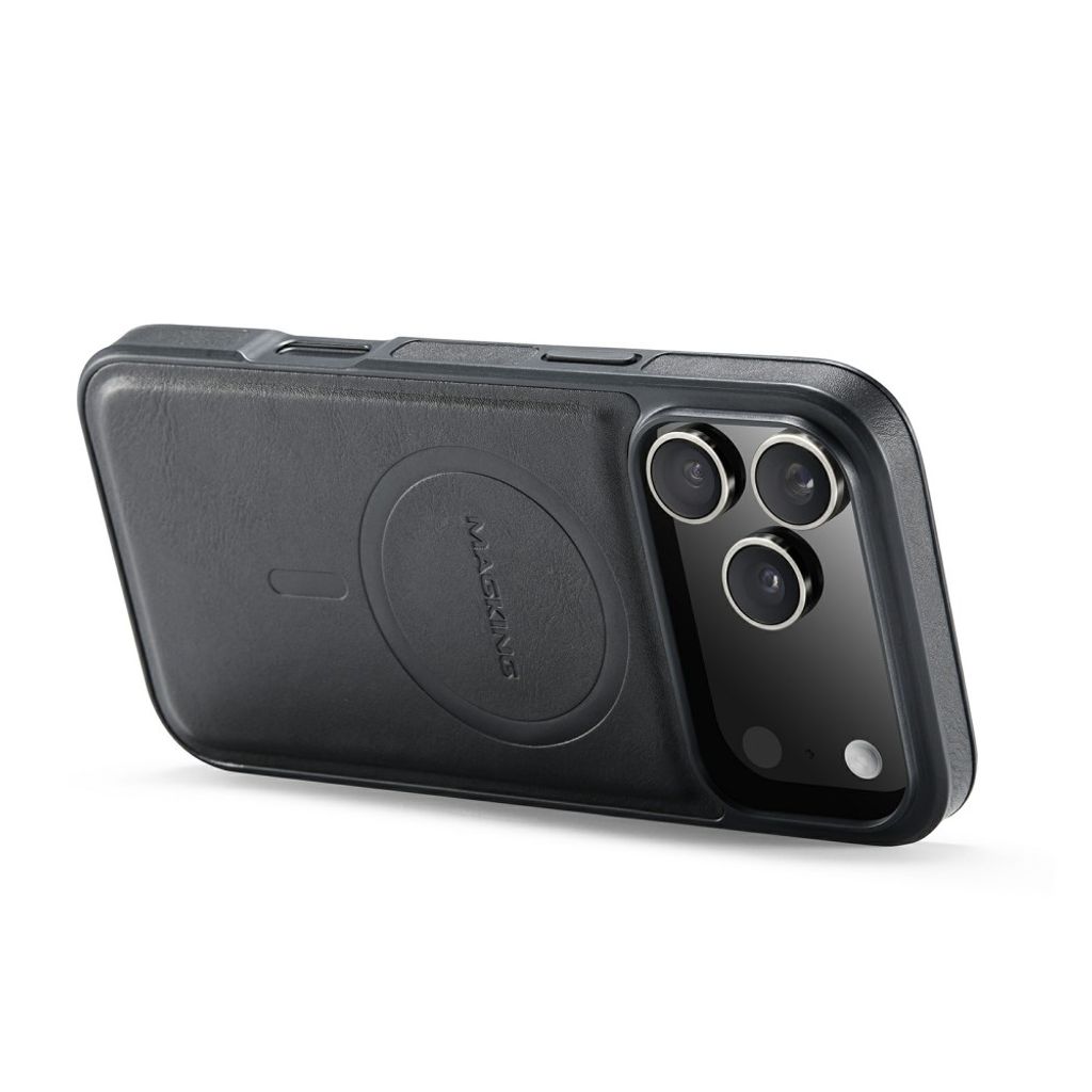 MAGKING K1 iPhone 18 Pro Max / 17 Pro Max MagSafe Deksel i PU-skinn - Svart