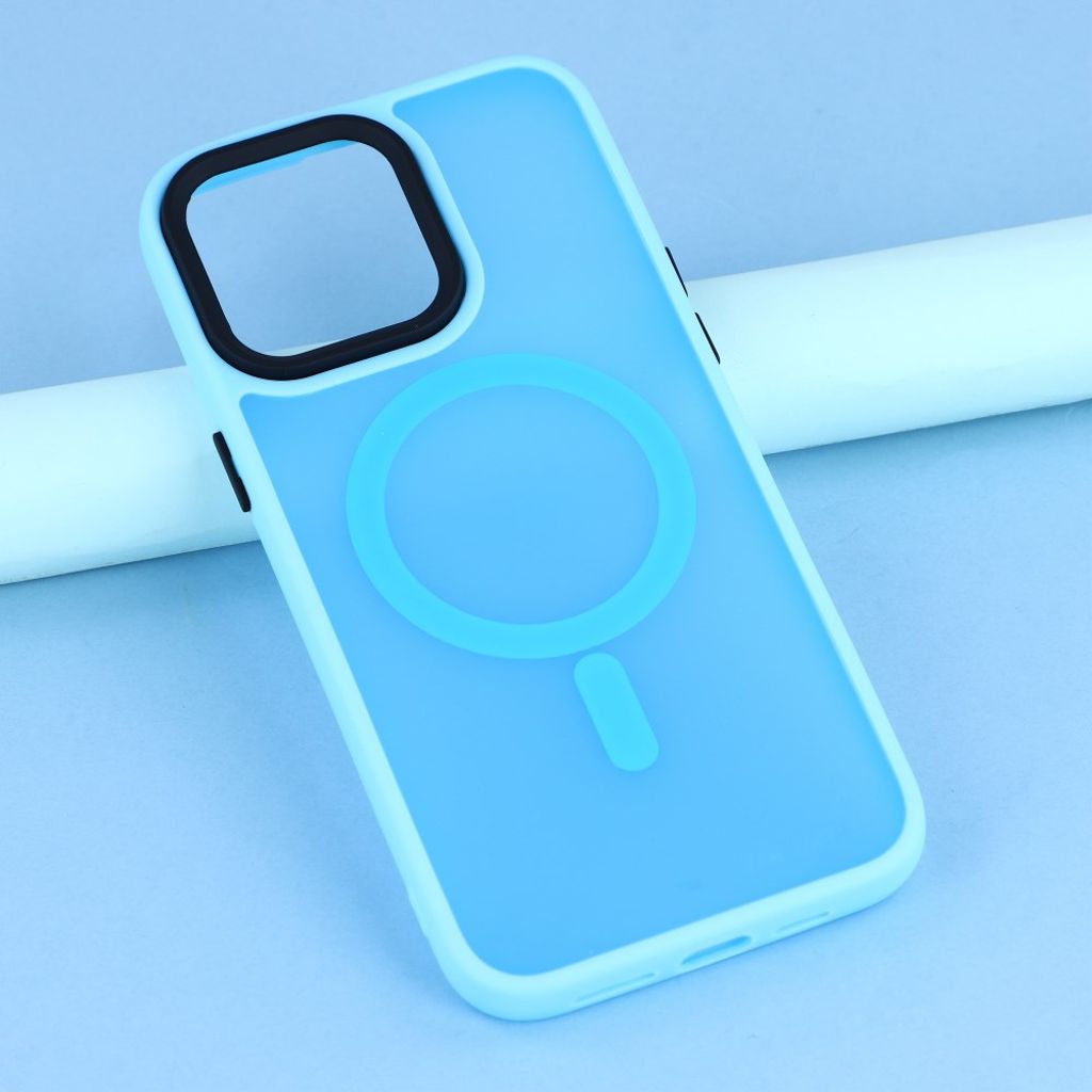 iPhone 12 Pro Max Cover MagSafe kompatibel - Blå