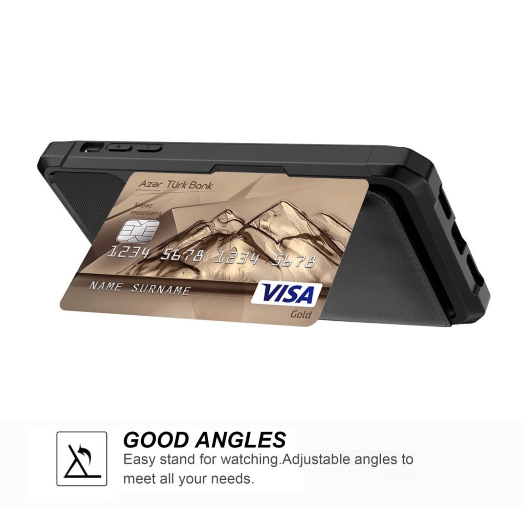 iPhone 11 Pro Cover med Kortplads - Sort