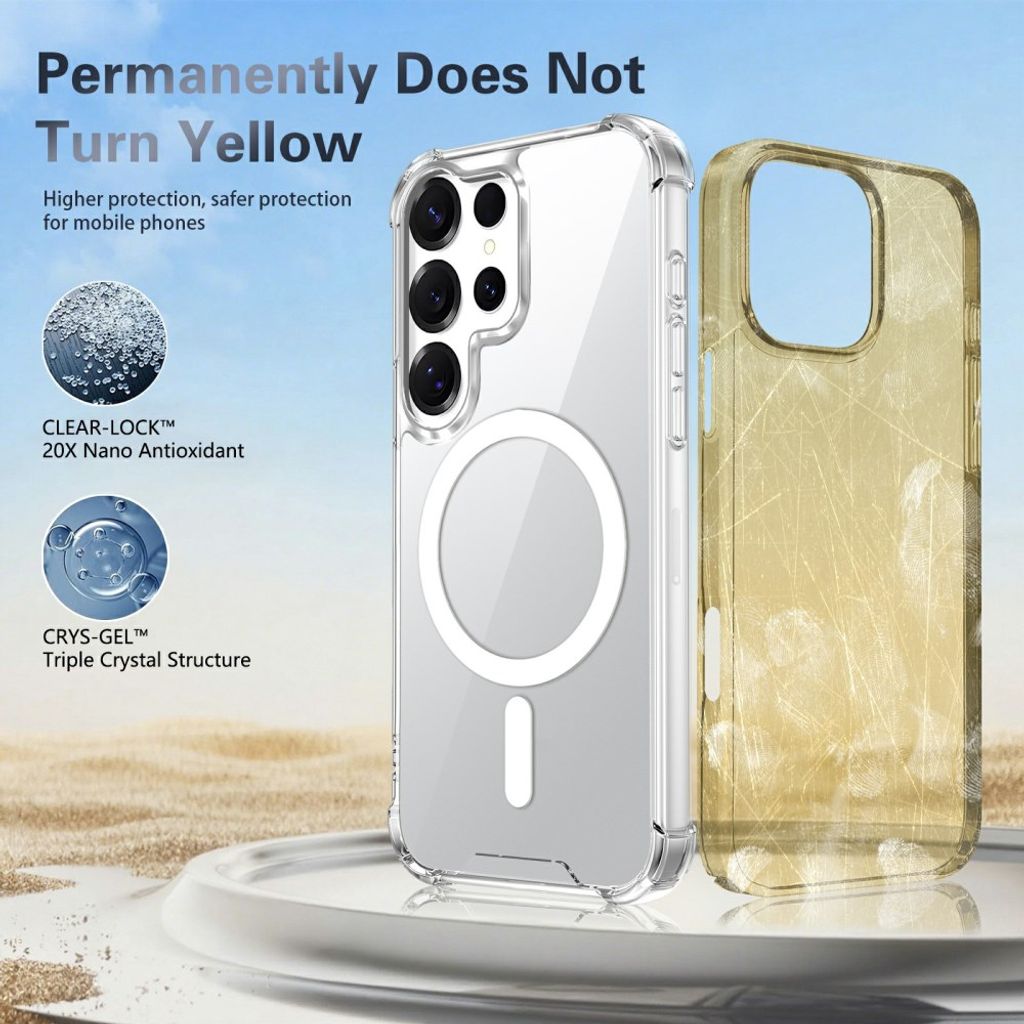 Samsung Galaxy S26 Ultra MagSafe-kompatibelt Skal - Transparent