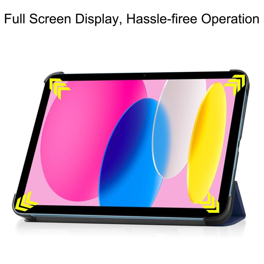 iPad A16 11" 2025 / 10.9" 2023 Tri-fold flip cover - Blå
