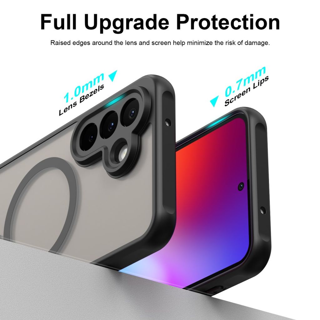 Samsung Galaxy A27 5G MagSafe-yhteensopiva Pudotuksenkestävä Kuori - Musta